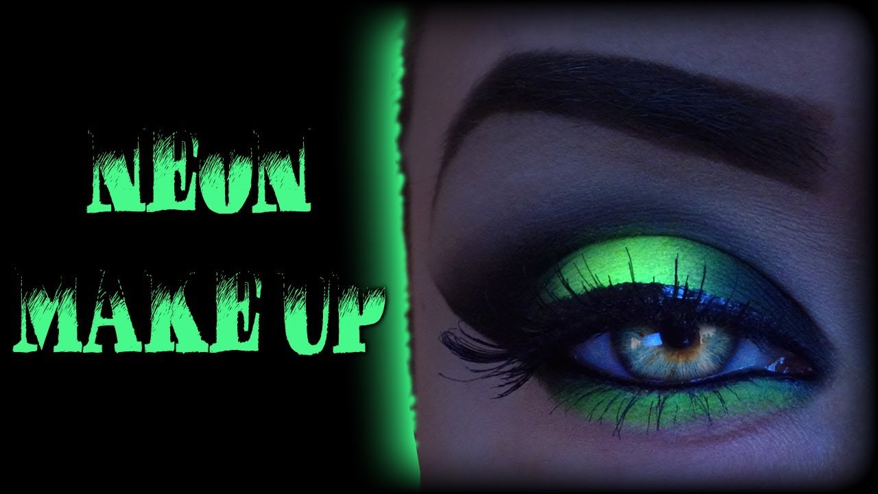 Neon Smoky Eyes - Cyber/Rave Make Up Tutorial