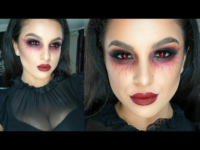 Vampire Halloween Makeup Tutorial 2015 | Makeup By Leyla - YouTube